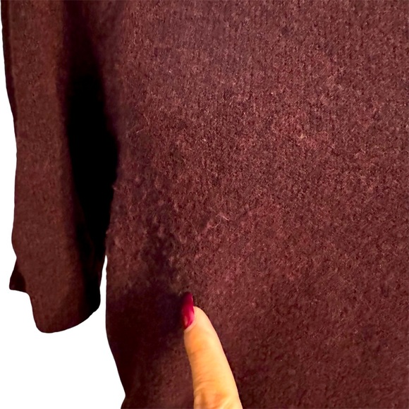 Burgundy WHBM short sleeve sweater - Picture 8 of 8